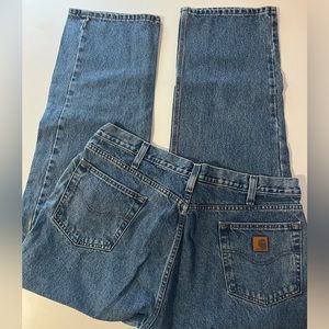 Mens Carhartt Jeans Relaxed Fit Size 40 X 32